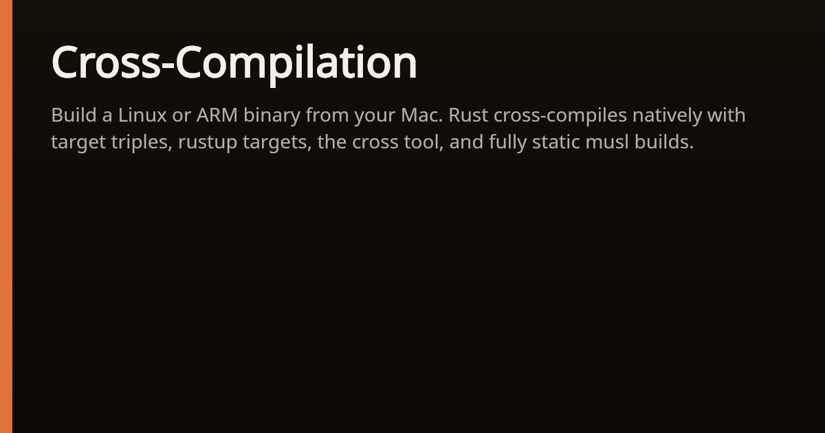 Rust Cross-Compilation for TypeScript Developers