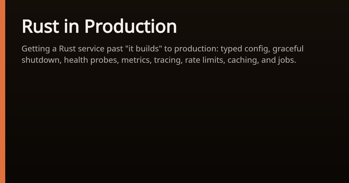 Rust in Production for Node.js Developers